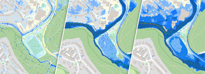 Starkregen Webviewer - Risikokommunikation digital | Hydrotec Ingenieurgesellschaft für Wasser und Umwelt mbH